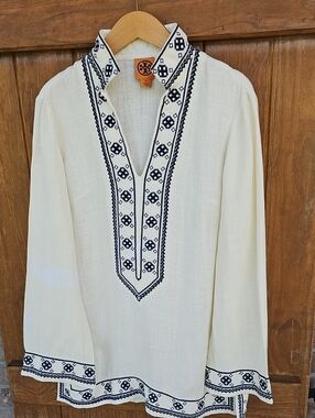 Tory Burch Linen Tunic Dress